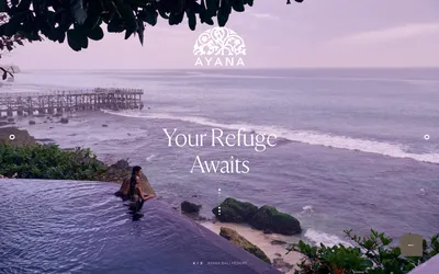 AYANA Hotels screenshot