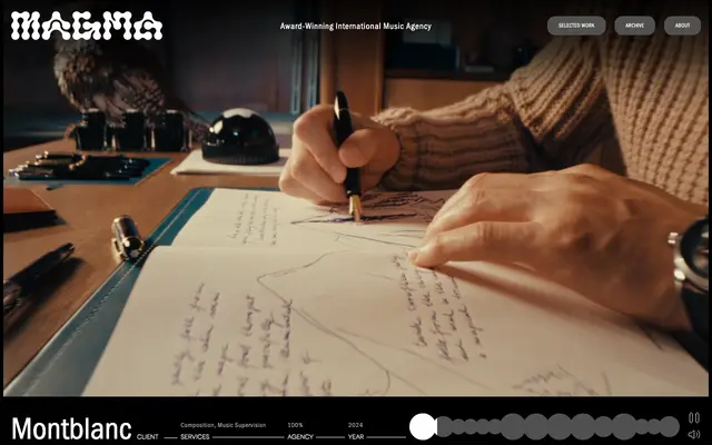 Magma Music Agency screenshot